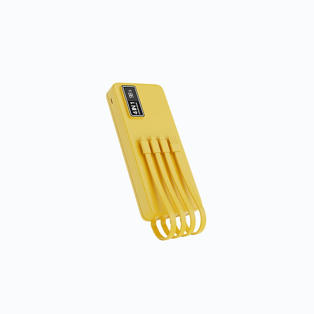 4 In 1 Power Bank With LCD Digital Display