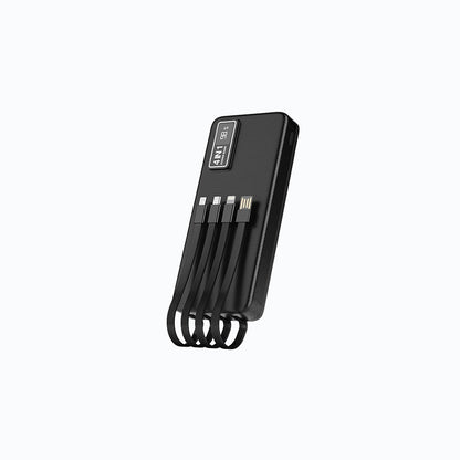 4 In 1 Power Bank With LCD Digital Display